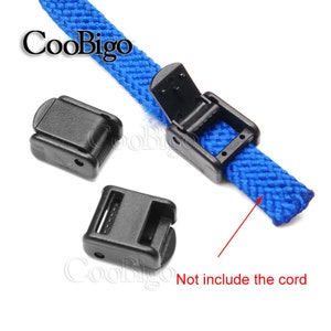 3/8&quot;(10mm) Hebillas de Cinturón de Leva Plastic Negro Clip de Palanca para Correas Tácticas Correa Correa Bolsas Accesorios #FLC396-10