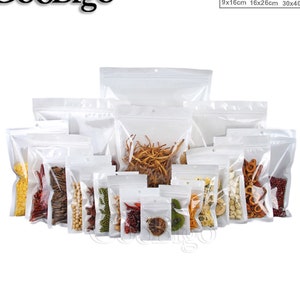 Clear Self Seal Bag Plastic Bag Pochettes d’emballage en plastique avec trou de suspension pour le stockage des aliments et des articles