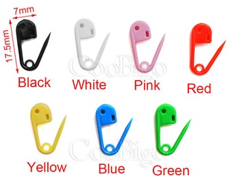 Lot 50 Blue Plastic Safety Pins 1-1//2/" Miniature Baby Shower Table Decorations