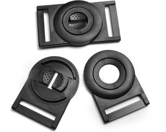 1-1/2"(37mm)  Plastic Center Swivel Release Buckle  for Outdoor backpack Webbing Strap Pet Collar Luggage Sewing Craft