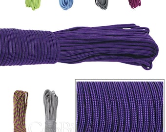 100FT 550 Paracord Parachute Cord Rope Mil Spec Type III 7 Core DIY Woven Bracelet Lanyard