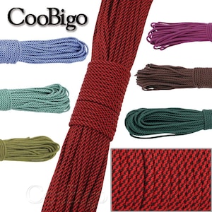 100FT Paracord Cord 550 Parachute Cord Rope Lanyard Mil Spec Type III 7 Strand Tent Fixed DIY Bracelet