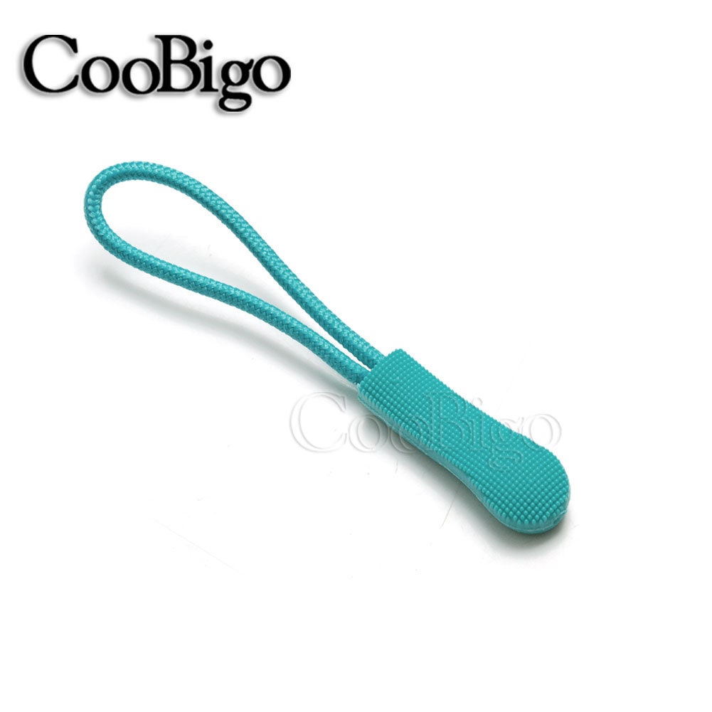 Bag Zipper Packing Rope Colorful Zipper Pulls Cord Rope Ends Lock Zip Clip Buckle for Outdoor ...