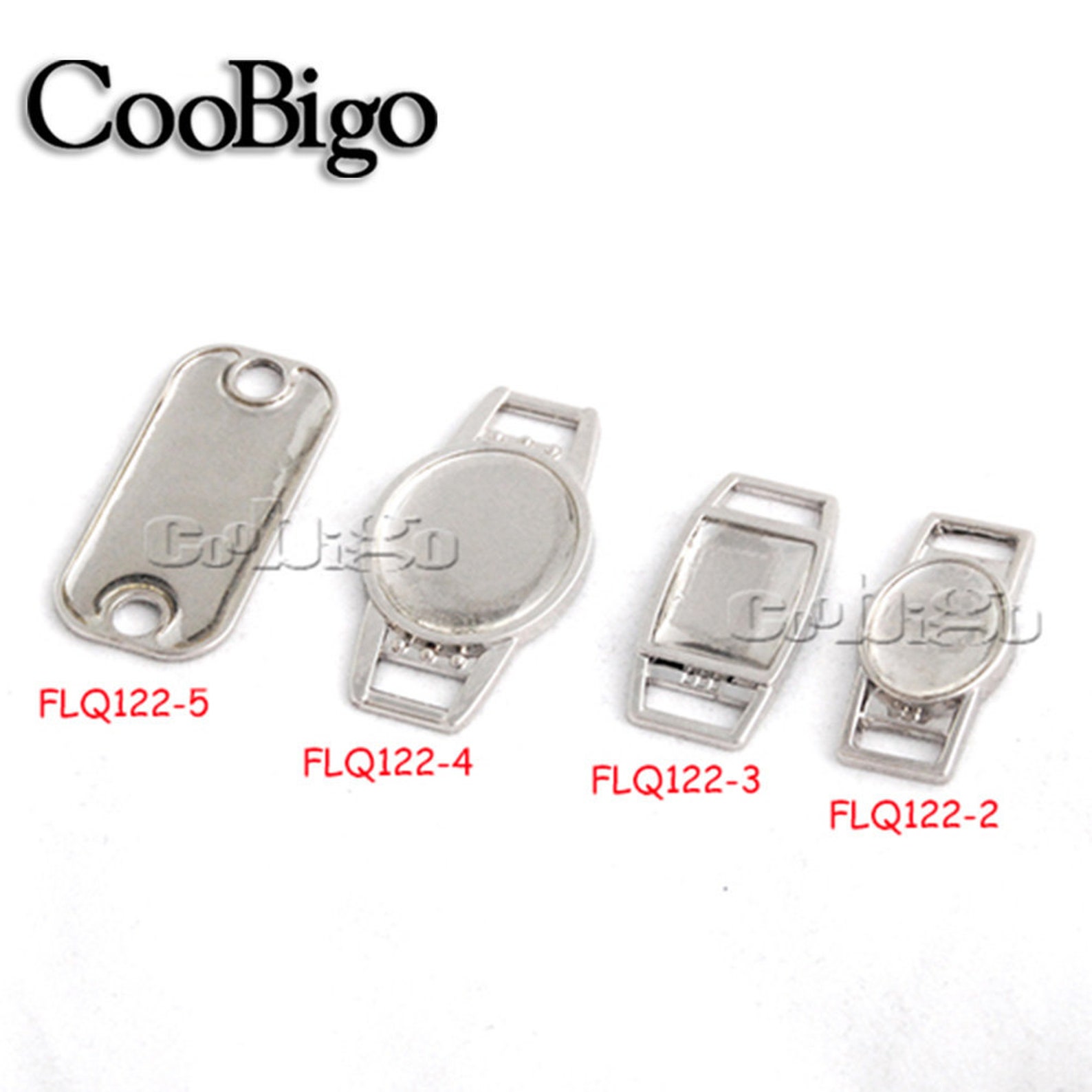 Blank Shoelace Charms With Clear Epoxy Stickers DIY Paracord Etsy