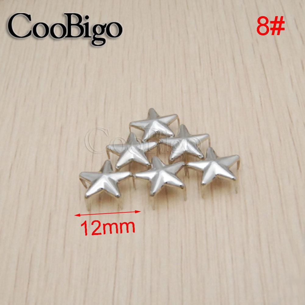 Star Shape Rivets Spike Studs 5 Claws Star Rivets Spots Nailhead Punk ...