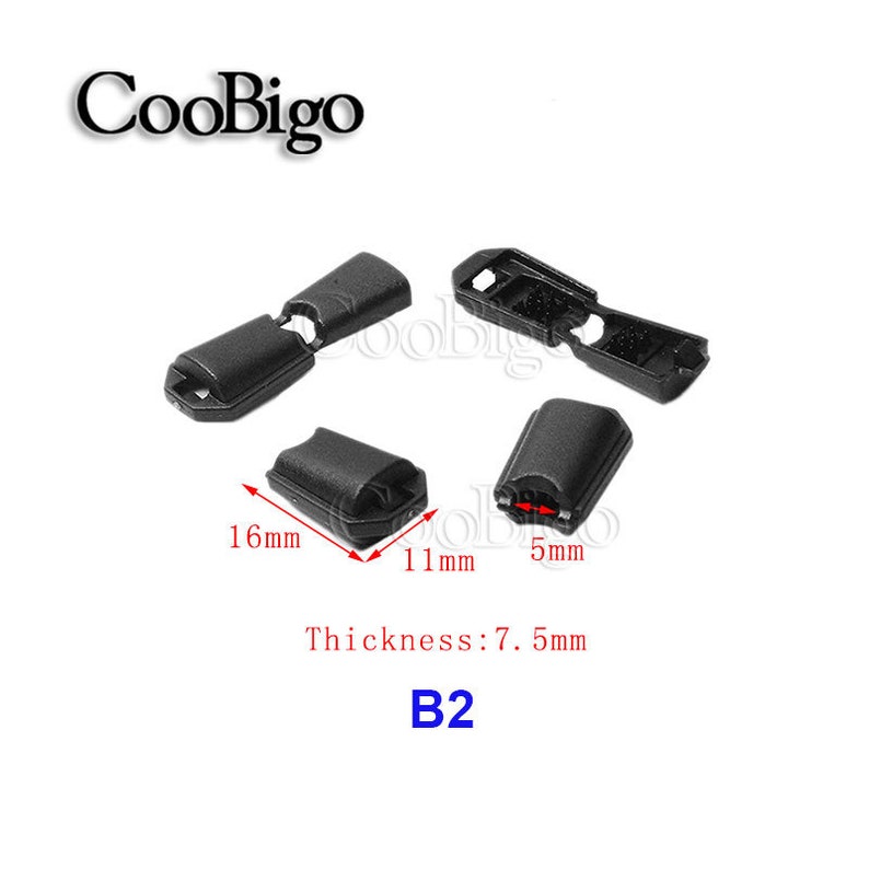 Cord Ends Zipper Pull Cord Lock Stopper Size