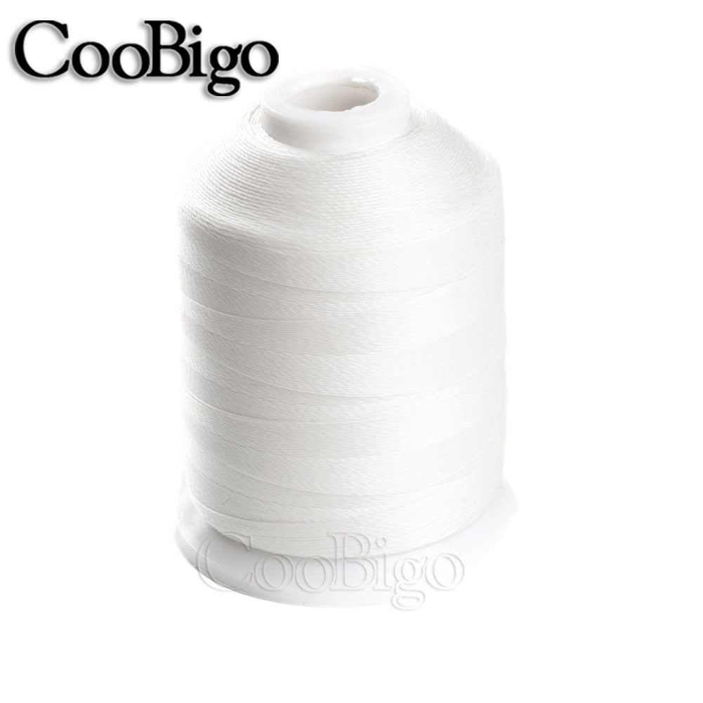 Fil à Broder Lumineux NUOBESTY - Phosphorescent Blanc - Rouleau Polyester - Couture Nuit
