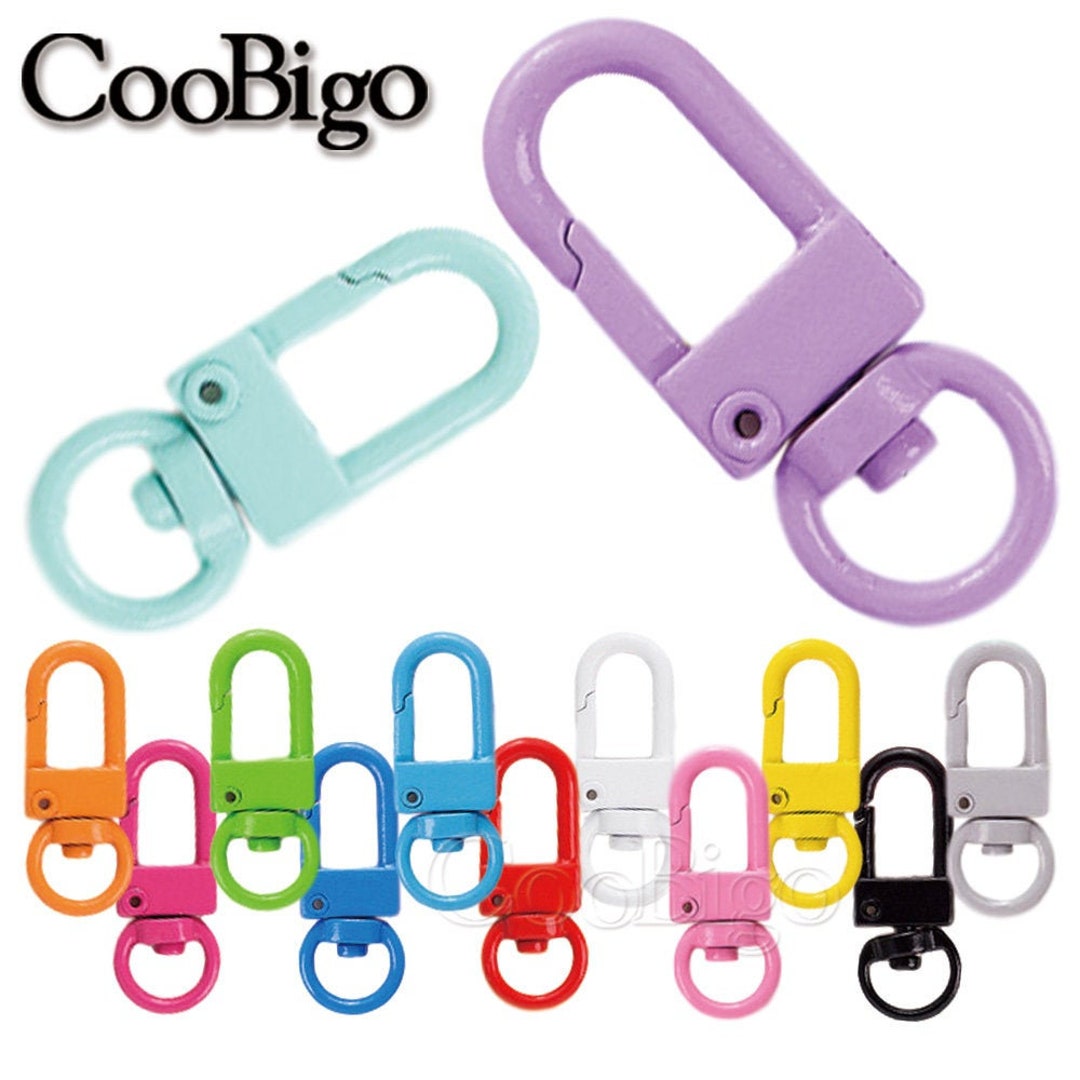 Metal Snap Hook Swivel Lobster Clasp for DIY Key Ring Key Chain