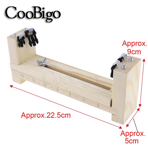 adjustable length wood paracord jig for
