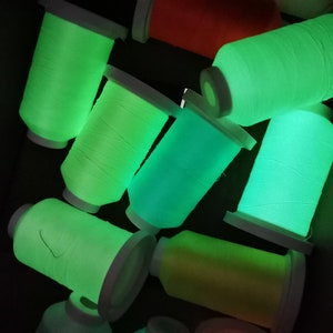 1000 Yards Luminous Glow In The Dark Thread DIY Embroidery Sewing Thread for Clothes Garment Accessroy