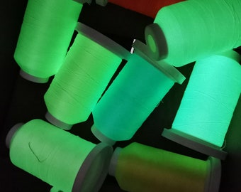 1000 Yards Luminous Glow In The Dark Thread DIY Embroidery Sewing Thread for Clothes Garment Accessroy