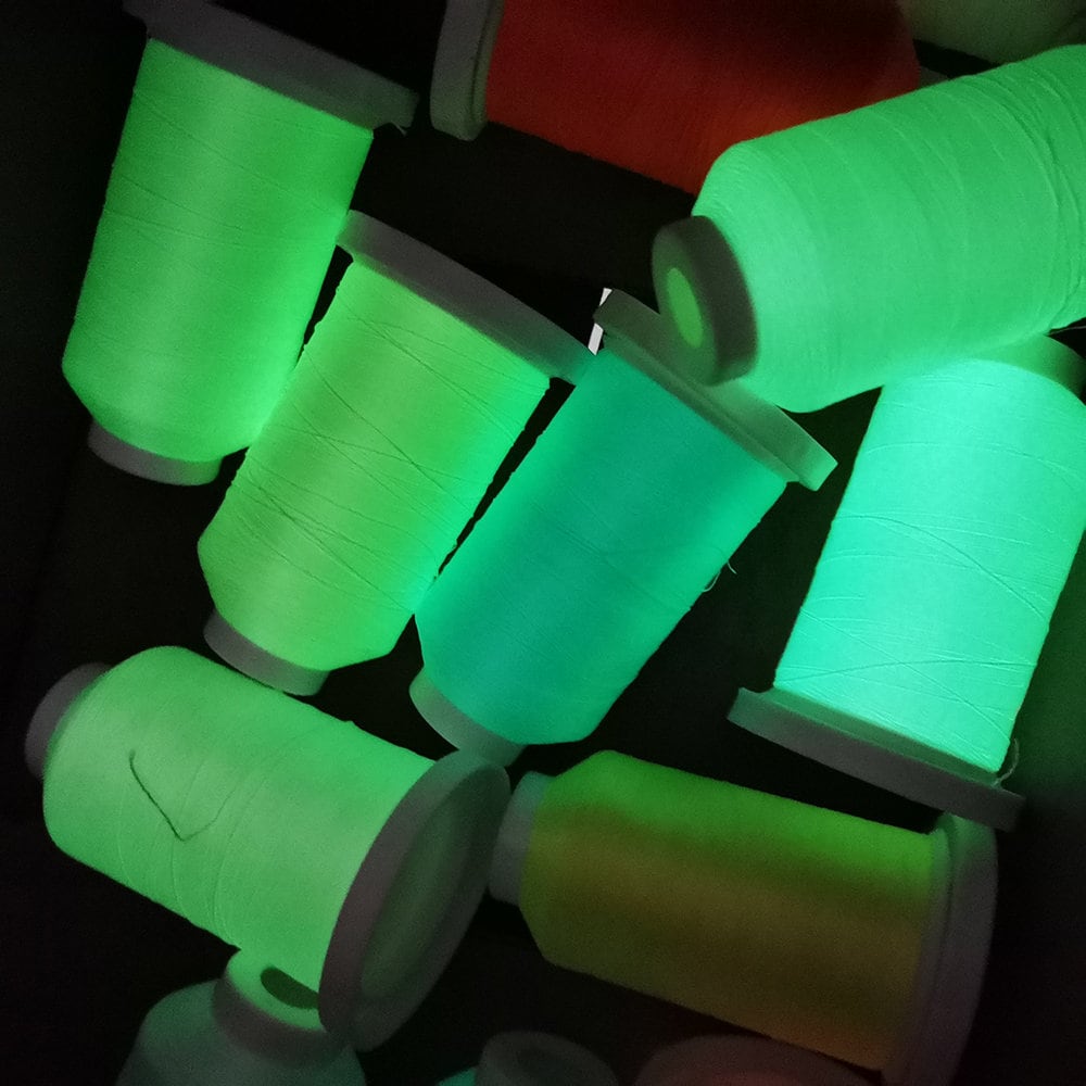 1000 Yards Luminous Glow in the Dark Thread DIY Embroidery Etsy Australia
