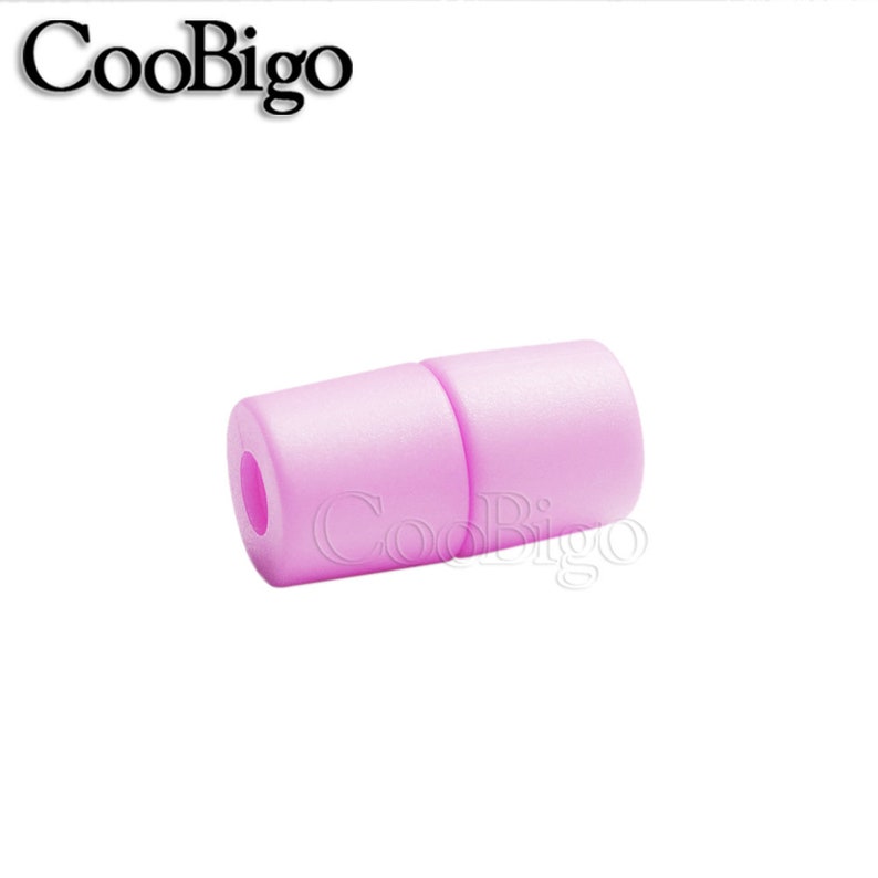Plastic Paracord Breakaway Safety Pop Buckles Barrel Connector Cord Lock Clasp for Rope Ends Lanyards Bracelets #FLC090(Mix-s) Baby Pink