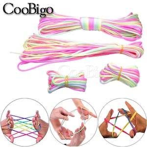 3~4mm Rainbow Parachute Cord Rope Type III 550 Mil Spec Paracord Bracelet For Face Mask Lanyard Camping Tent Tie 10FT-328FT