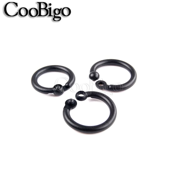Loose Leaf Binder Ring Black Plastic O Ring Buckle Book Hoops Etsy