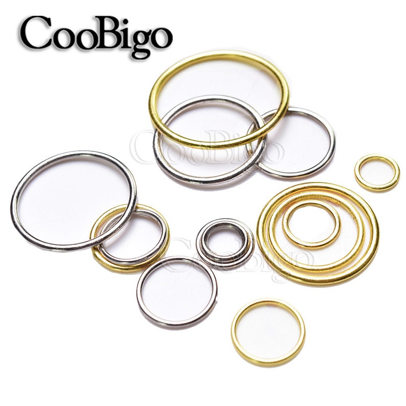 6mm25mm Metal Lingerie Bra Strap Ring Sliders Ajusteur Bikini Hook Pour Lingerie Ajustement Corset Jarretière BRICOLAGE Accessoires image 9