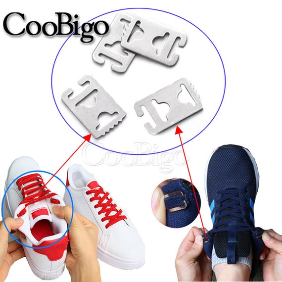 No Tie Shoelace Anchors Lazy Shoe Lace Flat Clip for Walking