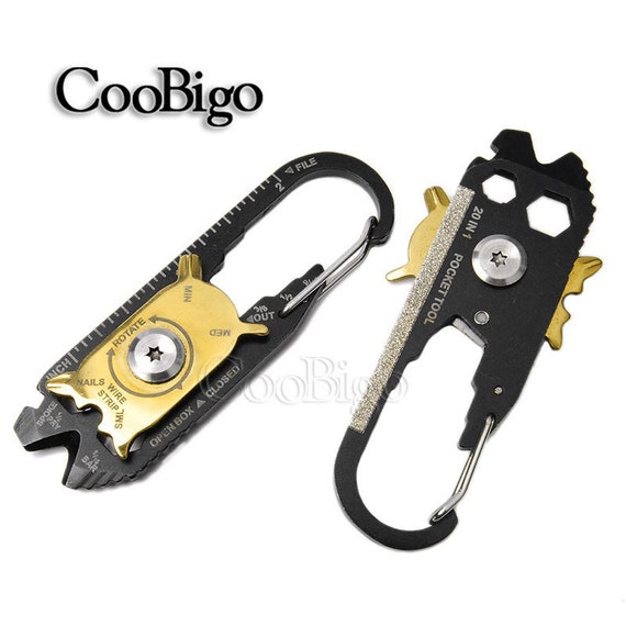 【オルキーデア】PLUIE Jewelry 2点set EDC Protable Outdoor Mini 20 In1 Pocket Multi Tool Bottle Opener