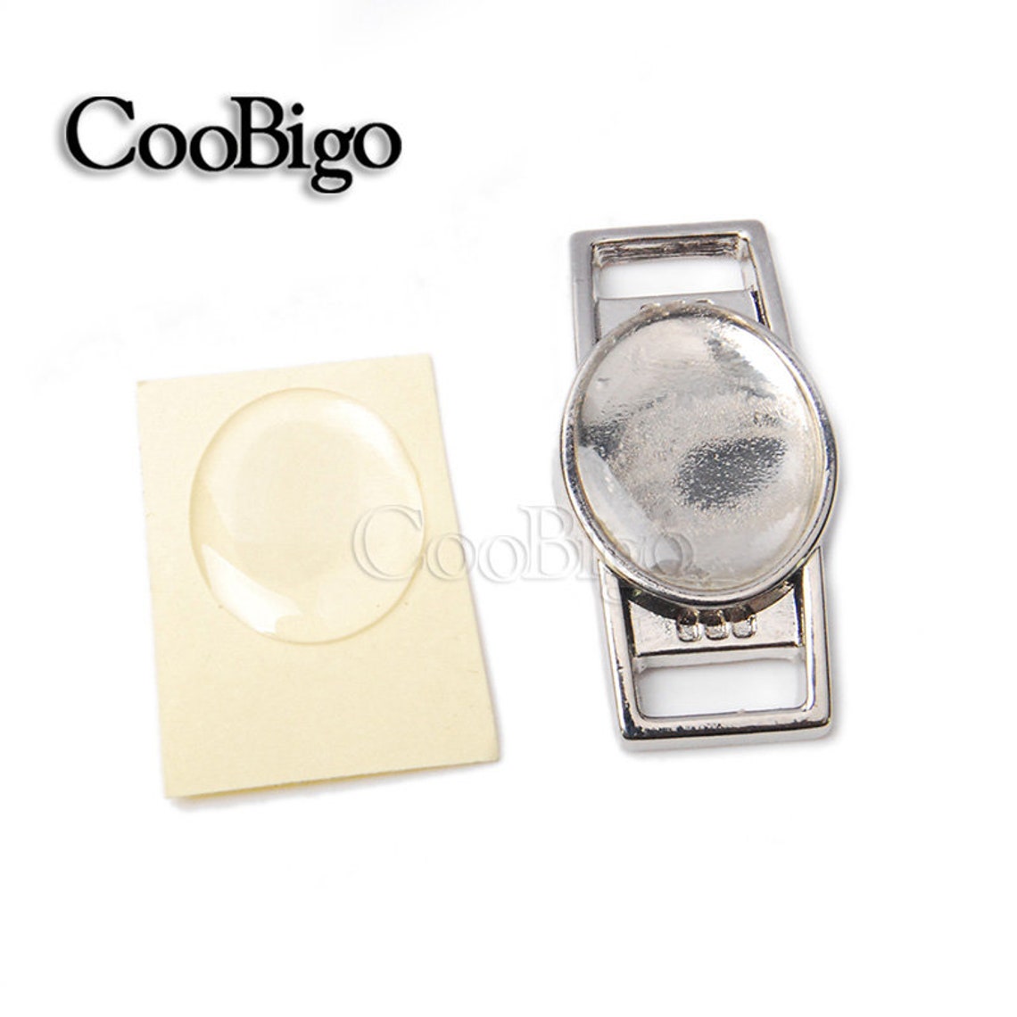 Blank Shoelace Charms With Clear Epoxy Stickers DIY Paracord Etsy