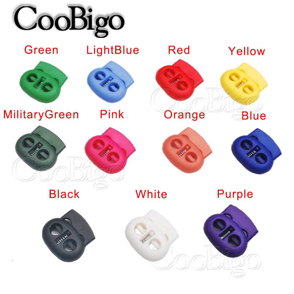 100x Assorted Color 5mm Hole Stopper Plastic Cord Lock Rope - Etsy