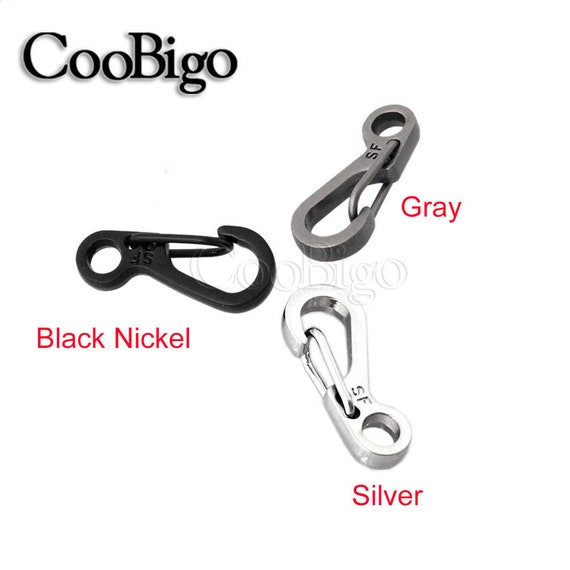 EDC Carabiner Snap Clip Hook Key Chain Ring Outdoor Camping Hiking