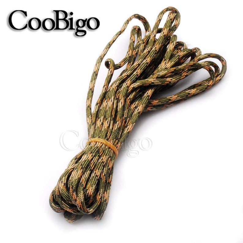 50FT Parachute 550 Cord Rope Mil Spec Type III 7 Core Strand Etsy