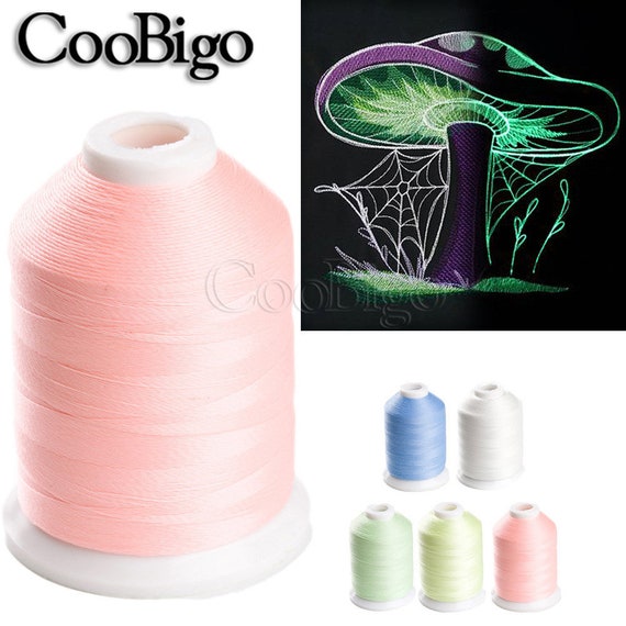 1000 Yards Luminous Glow in the Dark Thread DIY Embroidery Sewing Thread  for Clothes Garment Accessroy 