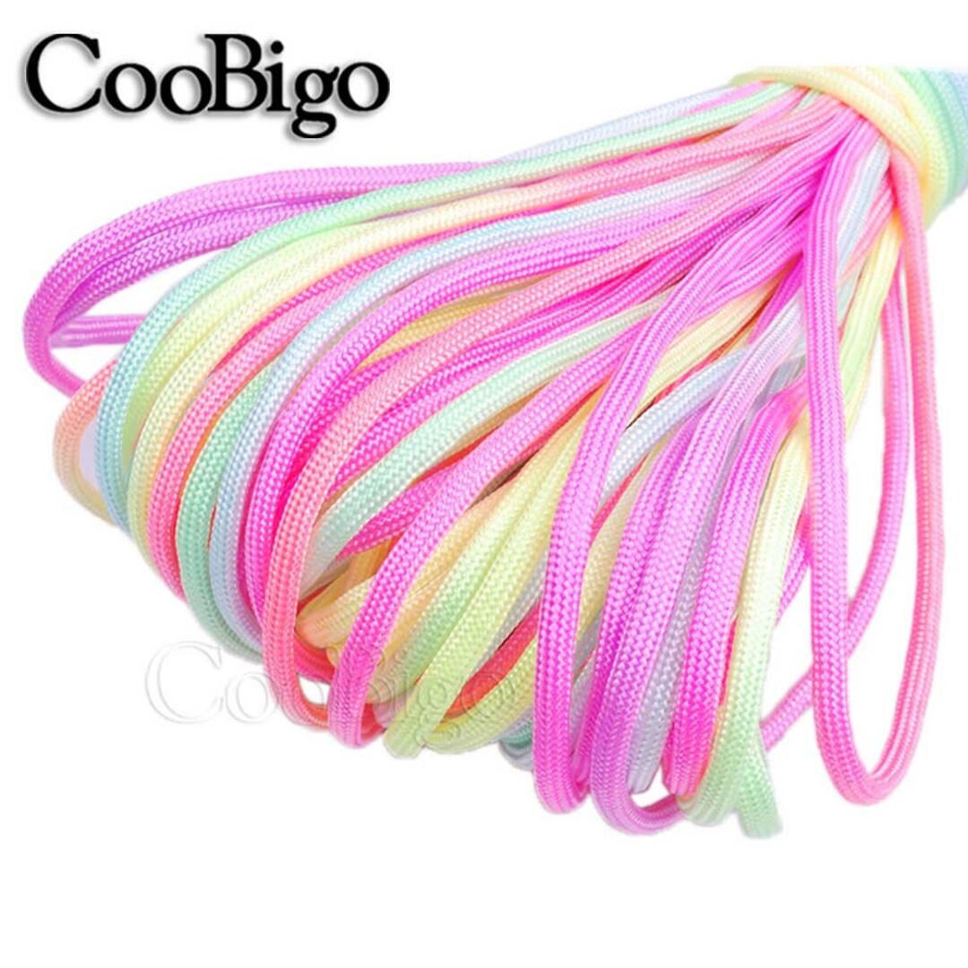 Paracord Rj Rope 20ft Light Rainbow Paracord Rope Dia.4mm Mil Spec Type III 7 Strand ...