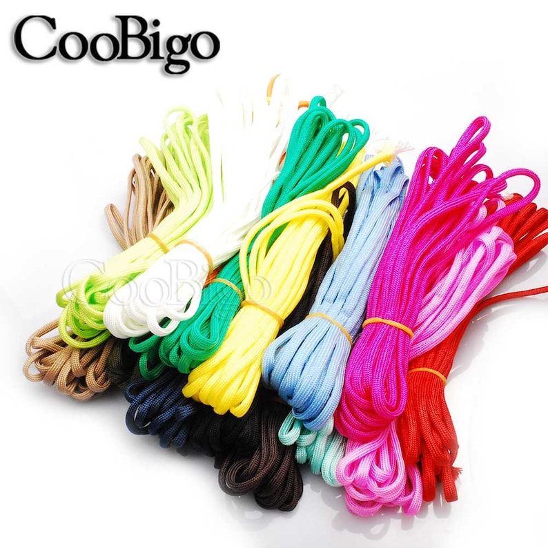 50FT Parachute 550 Cord Rope Mil Spec Type III 7 Core Strand Etsy