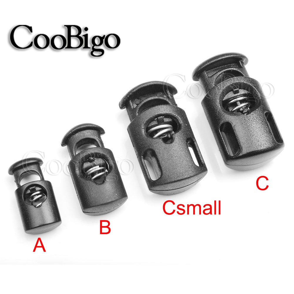 Lock Rope Stopper Plastic Cord Lock Stoppers Toggles Rope Ends Clamp Clip Apparel Bungee ...
