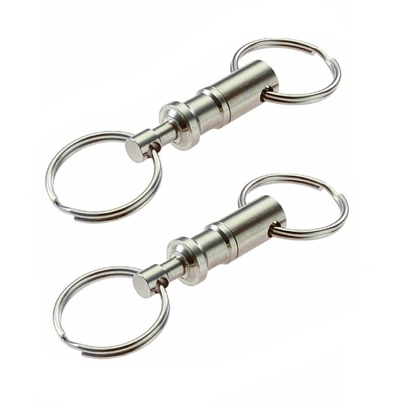 Quick Release Detachable Swivel Keychain Key Ring O Ring Double Split ...