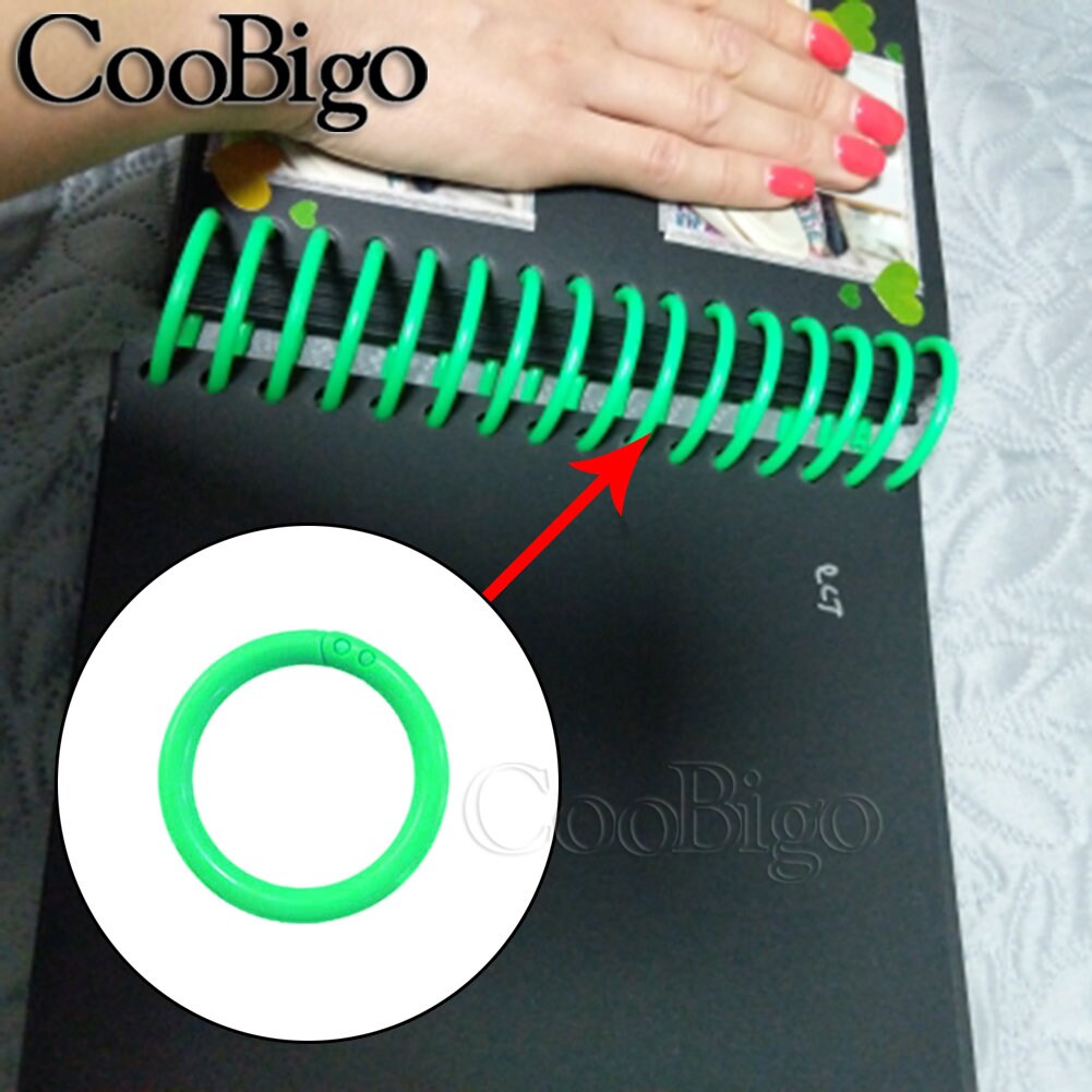 Colorful Plastic Loose Leaf Rings Binder DIY Book Ring Etsy