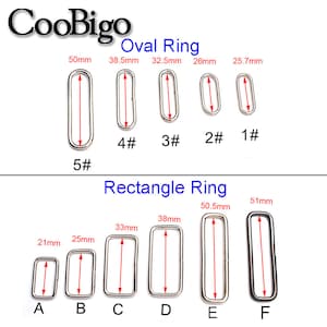 3/4'''2" Silber Metall Schleife Oval O / D Ring Rechteck Ring nicht geschweißt Handtasche Lether Handwerk Kit