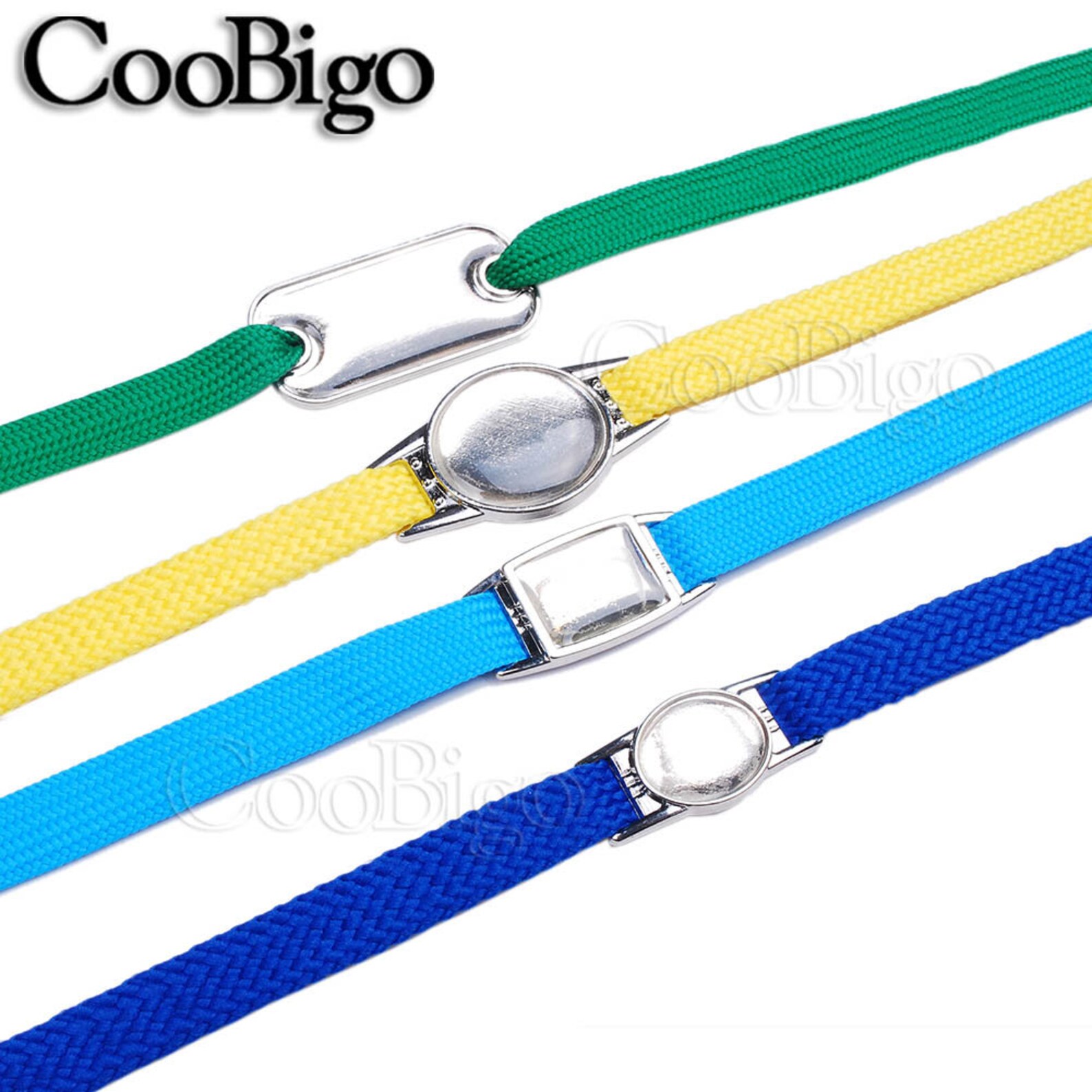 Blank Shoelace Charms With Clear Epoxy Stickers DIY Paracord Etsy