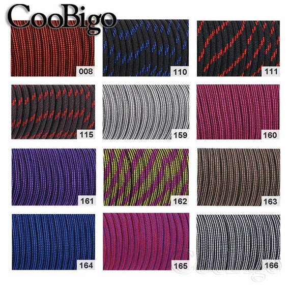 Demeras 550 Paracord Fallschirmschnur – 100 Meter, 9-strängig, Reflektierend, Für Outdoor, Survival & DIY (Wolf Brown)