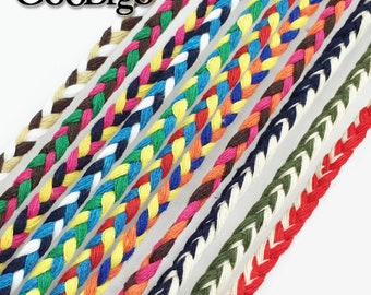 Dia. 6mm Macrame Cord Braided Cotton rope Twisted String 100 Meters Lenght jewelry making Wall Hanger DIY hand made Craft
