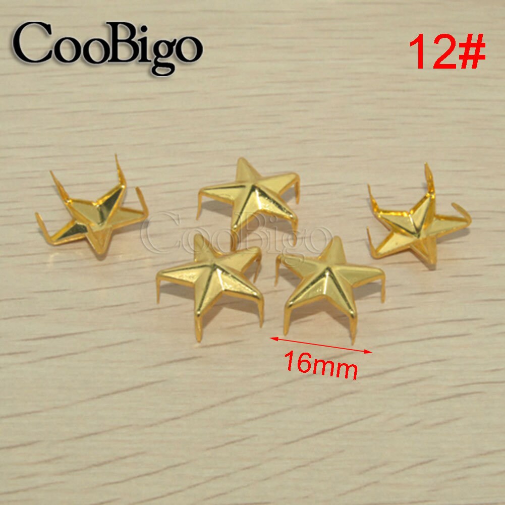 Star Shape Rivets Spike Studs 5 Claws Star Rivets Spots Nailhead Punk ...