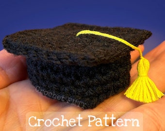 Graduation Hat, Digital Crochet Pattern
