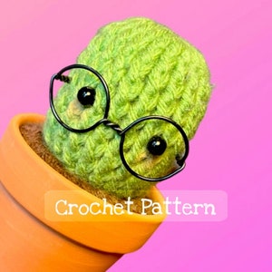 Crochet Cactus “Bloom” PATTERN ONLY/ Amigurumi pattern