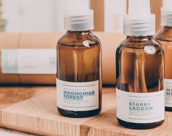 Essential Oil Room Spray: Natural Vegan Linen Spray, Lavender & Clary Sage