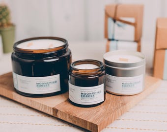 Cedarwood Neroli Vegan Candle: Soy Wax Essential Oil, Homemade