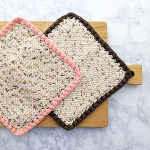 Crochet Harvest Dishcloth Pattern: Easy Beginner Project (PDF Pattern)