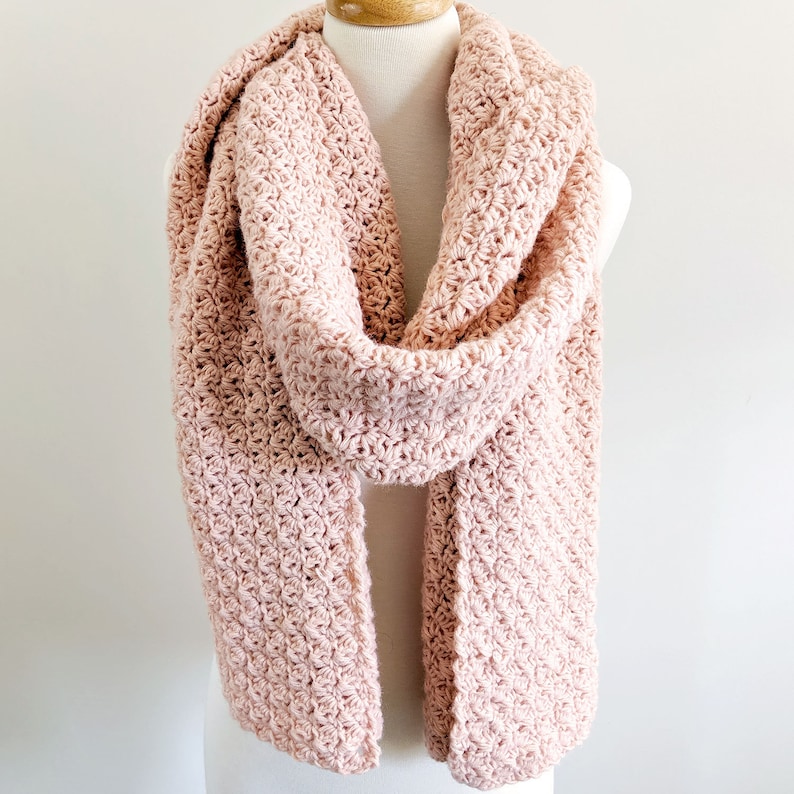 CROCHET PATTERN, Simple Crochet Wrap Pattern, Shimmer Crochet Scarf Pattern PDF Download image 8