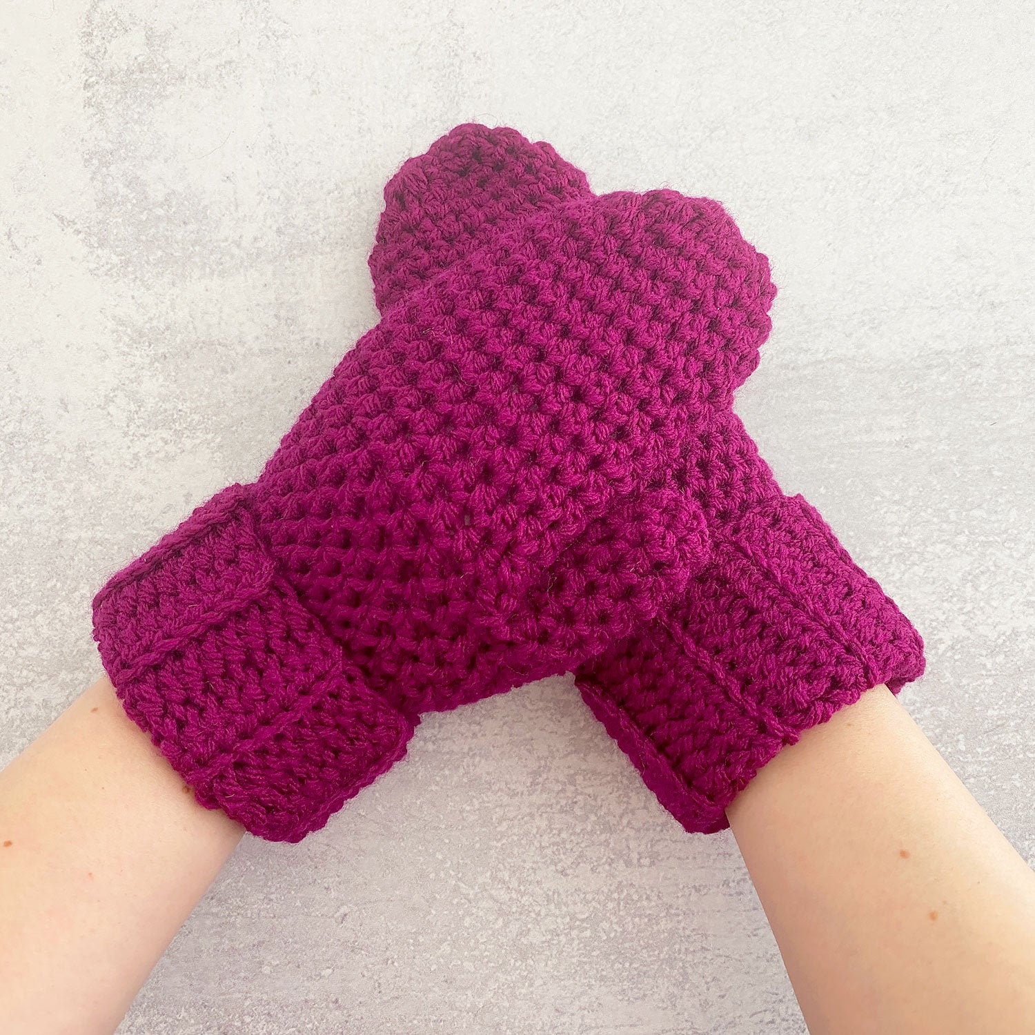 39 Crochet Mittens with Ornaments, Fingerless Mitts, and Baby Sets 10 Boysenberry Mittens Crochet