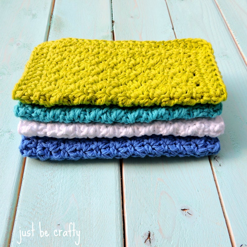 CROCHET PATTERN, Crochet Textured Dishcloth Pattern, Crochet Dishcloth Pattern, Crochet Washcloth Pattern Printable PDF Download image 2