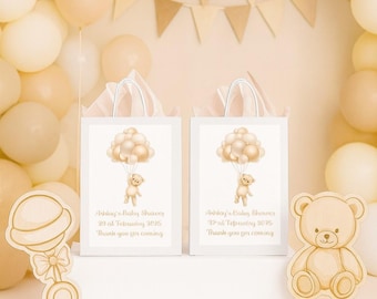 Personalised Baby shower favour bag, baby shower bag, gift bag, favour bag, baby shower gift, mum to be