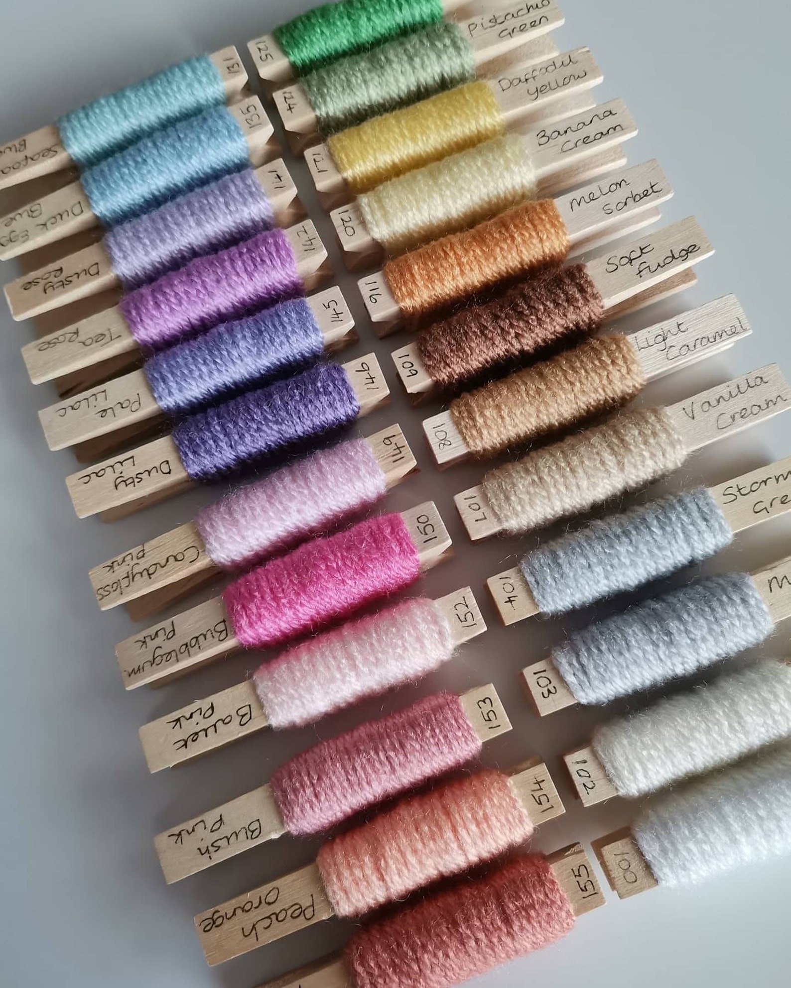 Paintbox yarns dk yarn pegs full set Etsy
