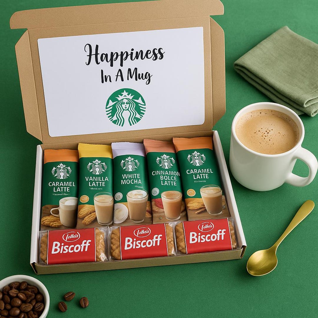 Starbucks Treat Box, Gluten Free Starbucks, Coffee Box, Valentines