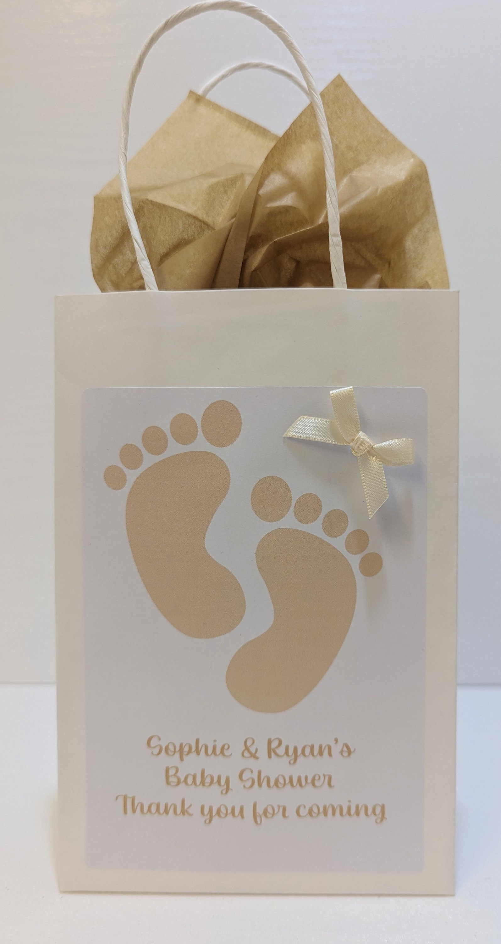 Personalised Baby shower favour bag, baby shower bag, gift bag, favour bag, baby shower gift, mum to be