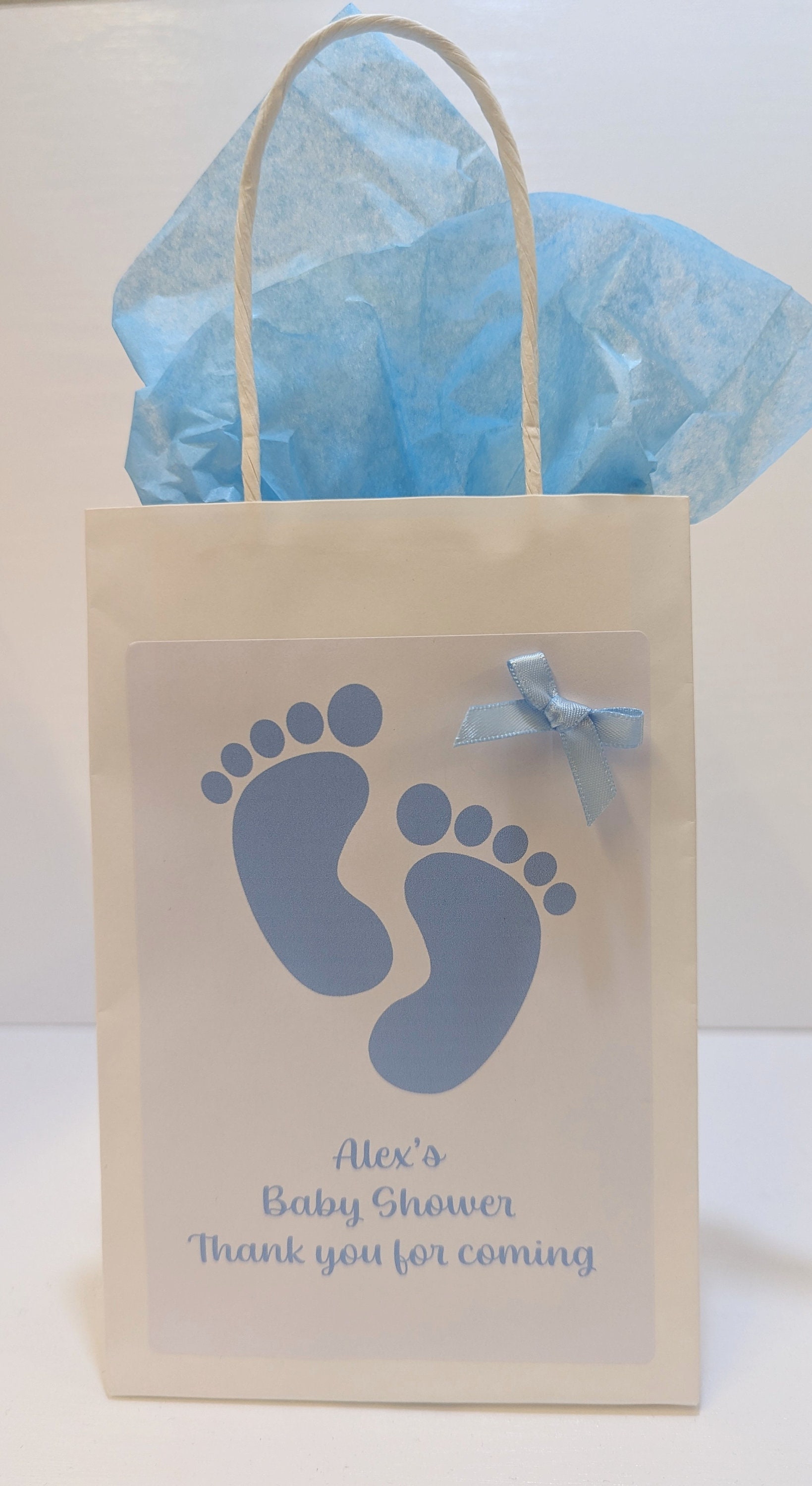 Personalised Baby shower favour bag, baby shower bag, gift bag, favour bag, baby shower gift, mum to be